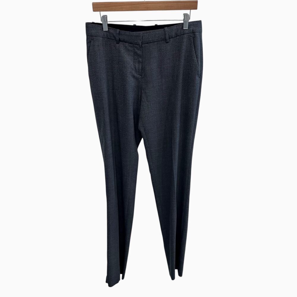 Theory Trouser Pant Women's 8 Blue Straight Leg